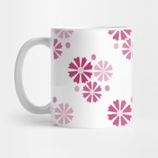 Pink Flowery Print Mug